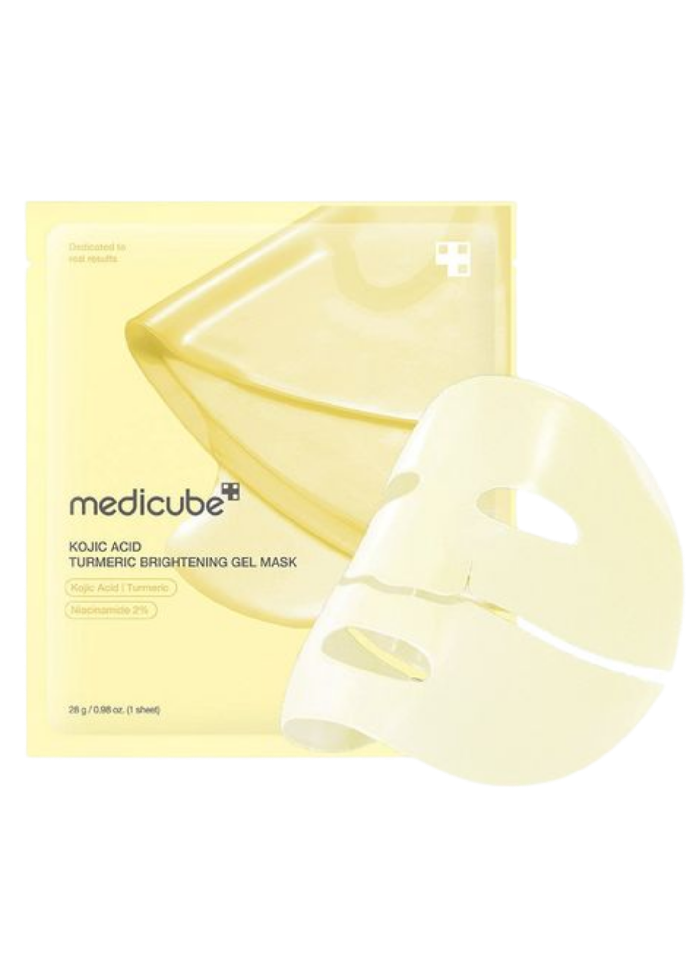 MEDICUBE - Kojic Acid Turmeric Brightening Gold Jelly Gel Mask (1 pz)